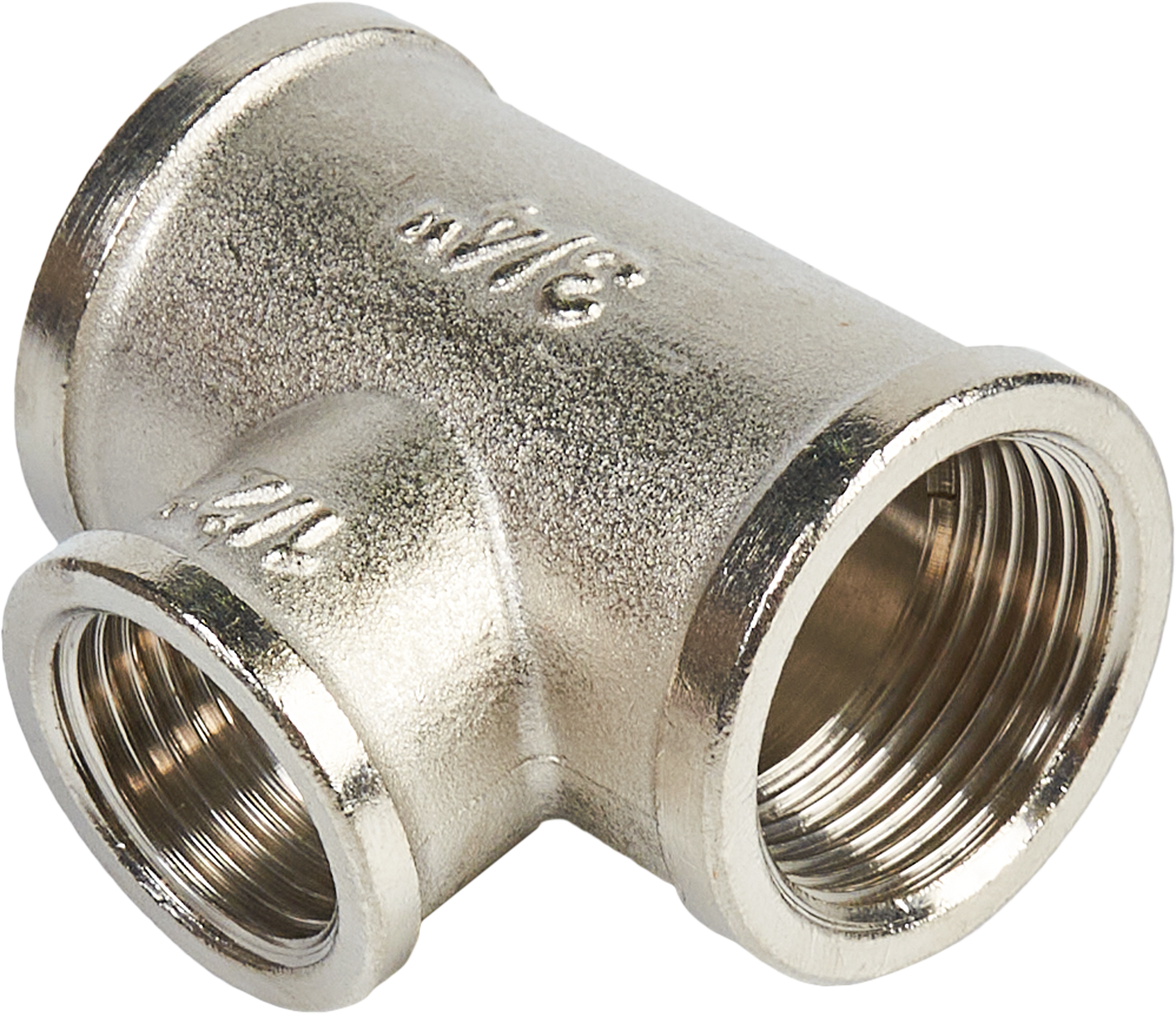 Изображение товара Тройник переходной Stout 3/4"x1/2"x3/4" ВР латунь