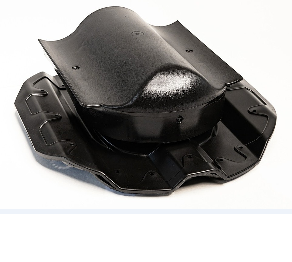 Изображение товара КТВ- вентиль Polivent PROF-20 для металлопрофиля цвет черный