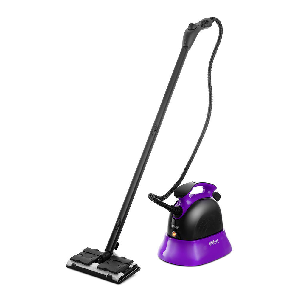 Изображение товара Пароочиститель Kitfort КТ-9102-1 1500 Вт 1.1 л с насадками для дома