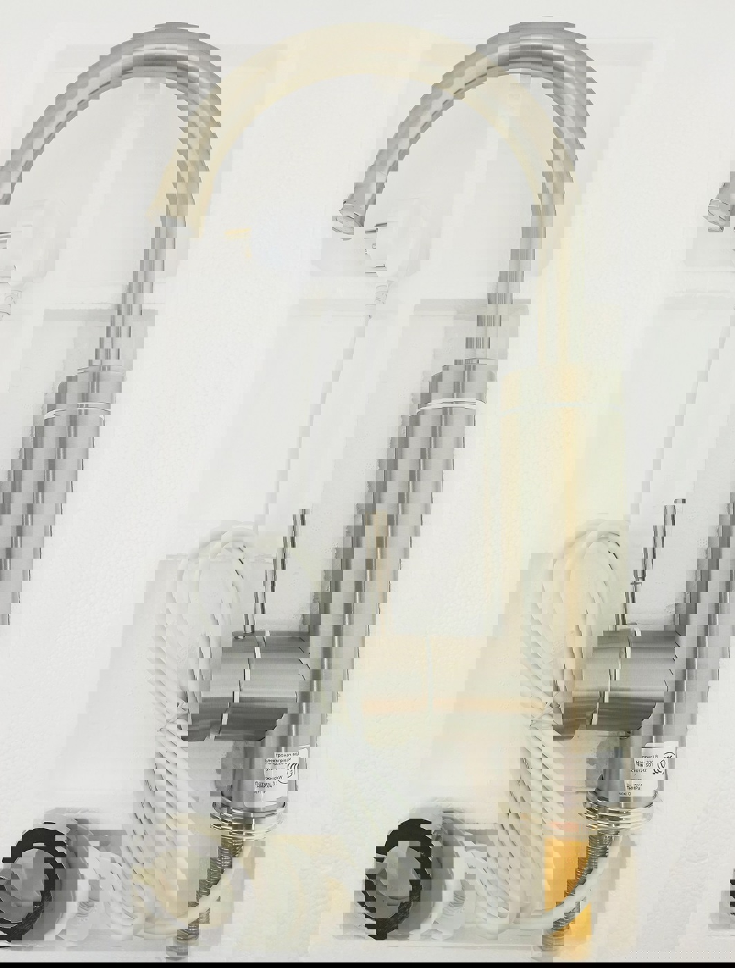 Изображение товара Однорычажный кухонный смеситель OUTE T911 из латуни серебристый 26 см