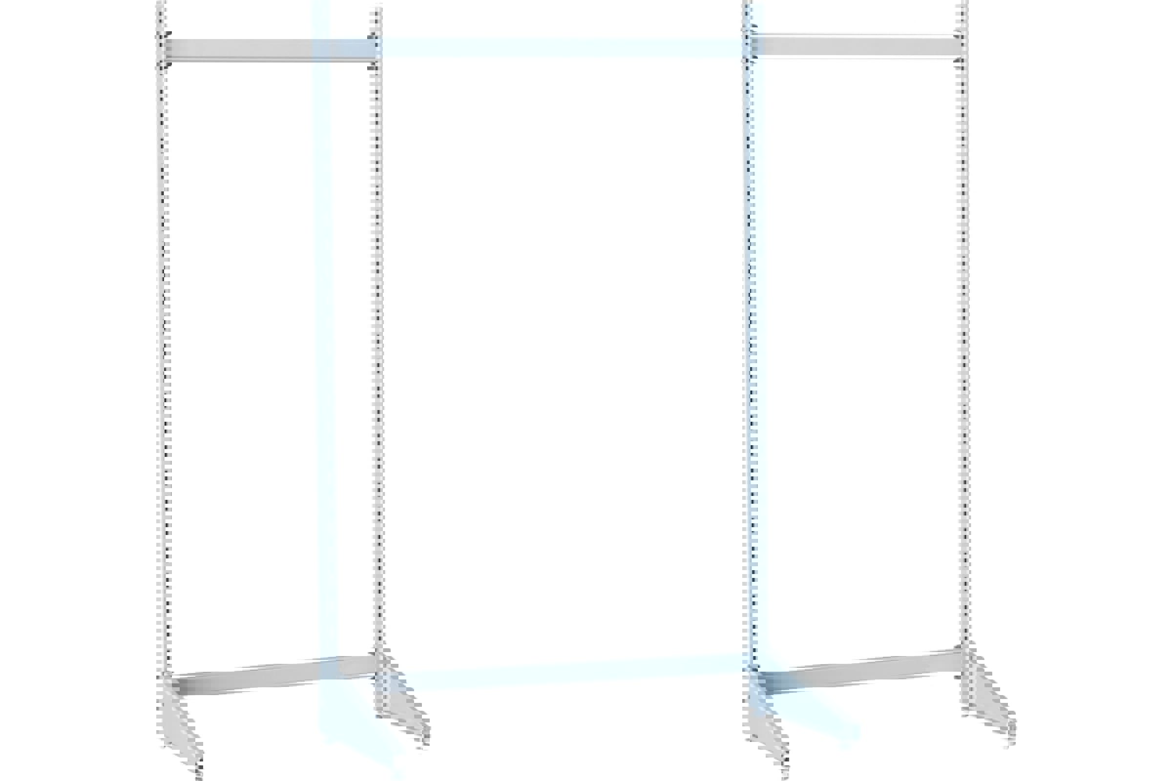Изображение товара Стеллаж с секциями №1 Нова склад 94x142.5x50 см сталь цвет синий нагрузка на полку до 27 кг