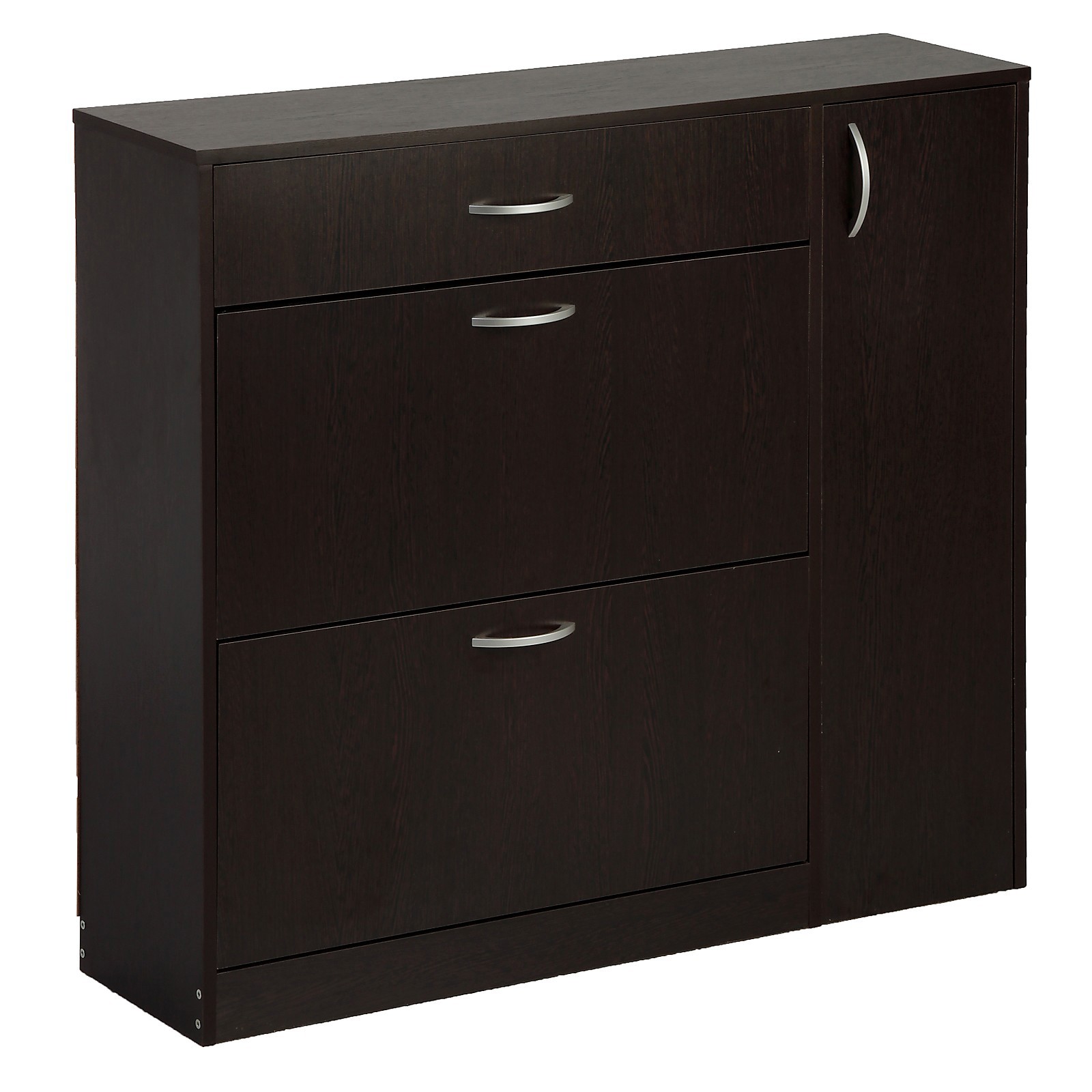 Изображение товара Обувница Клик мебель 106x96x28 см ЛДСП цвет венге