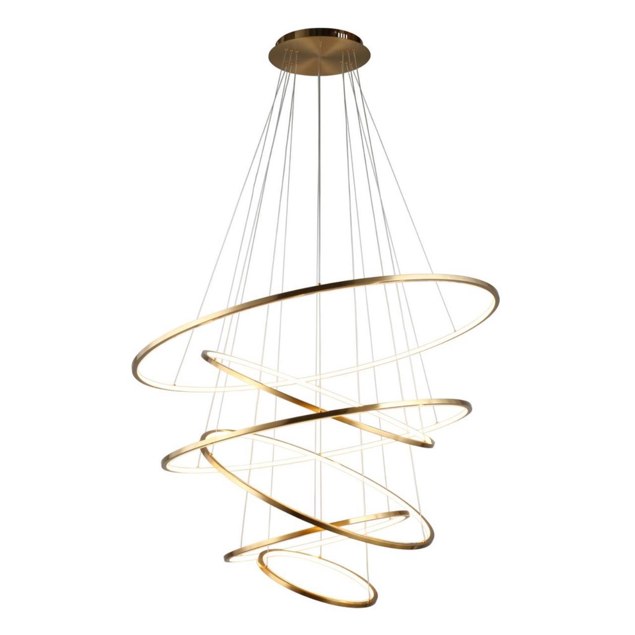 Изображение товара Люстра подвесная светодиодная APLOYT APL.020.03.243 Monisia 9 м² нейтральный белый свет цвет бронза