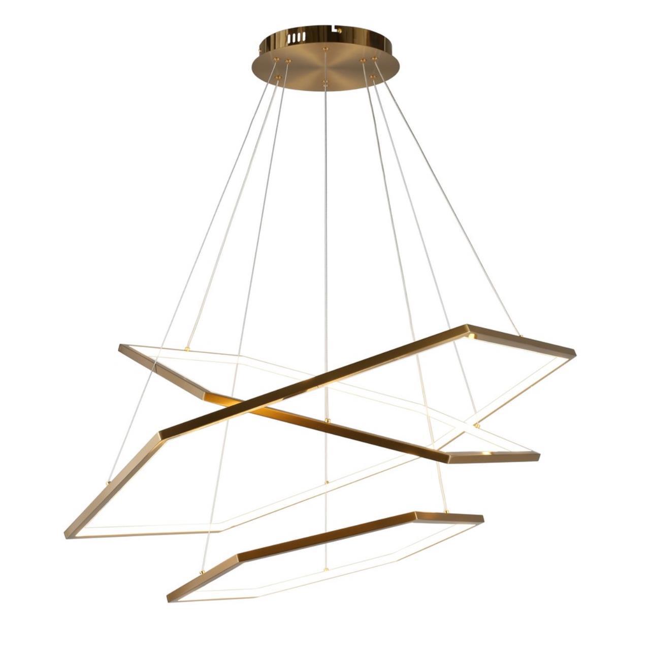 Изображение товара Люстра подвесная светодиодная APLOYT Polunia 9 м² NEU свет бронза из металла