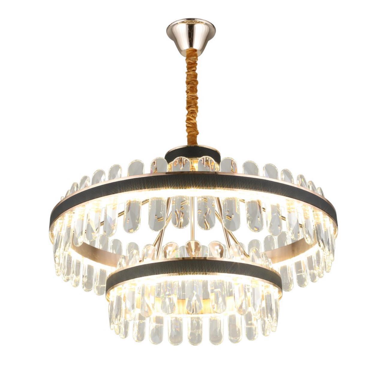 Изображение товара Люстра подвесная светодиодная APLOYT Honori 9 м² нейтральный белый свет золото дизайн