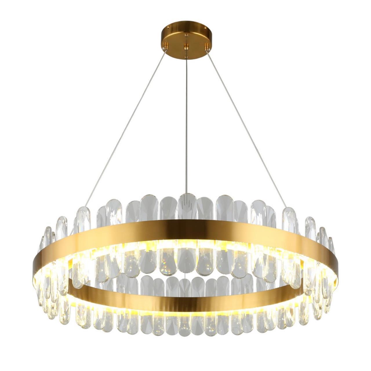 Изображение товара Люстра подвесная светодиодная APLOYT APL.031.03.106 Martayn 9 м² нейтральный белый свет цвет бронза