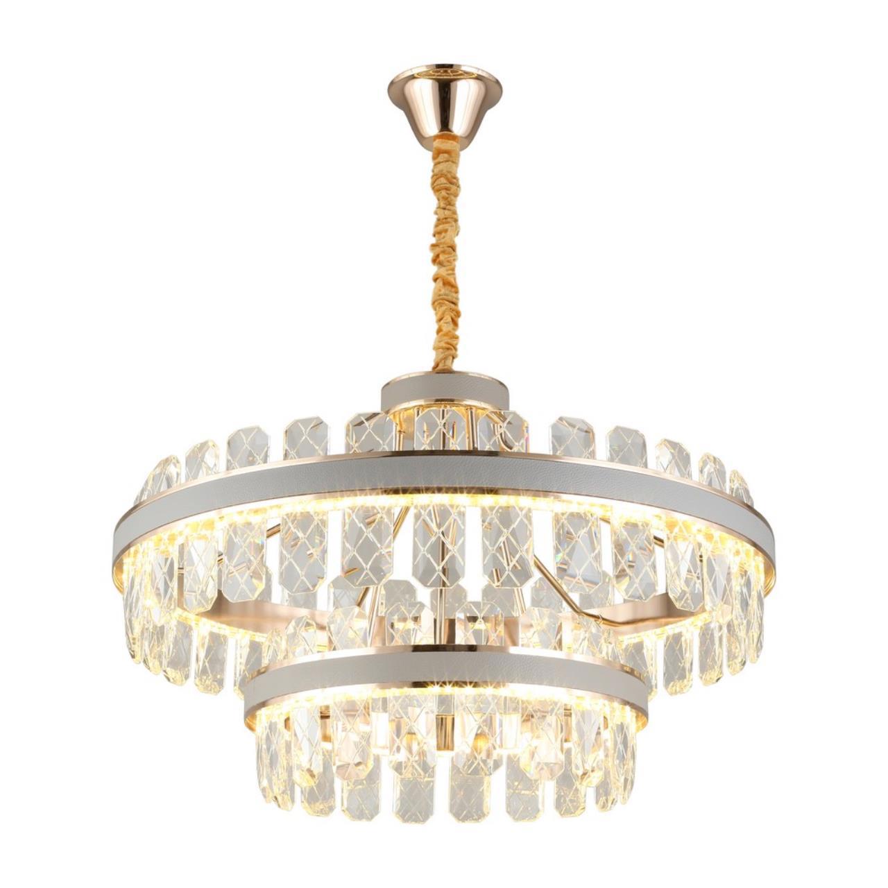 Изображение товара Подвесная LED люстра APLOYT Juda 9 м² золотой современный стиль