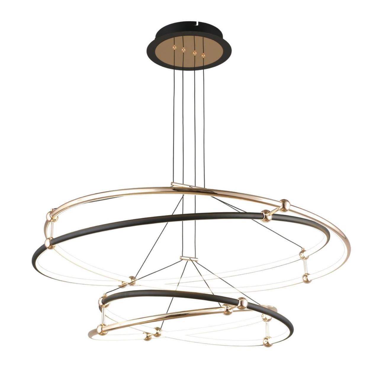 Изображение товара Люстра подвесная светодиодная APLOYT Diana 9 м² золото нейтральный белый свет