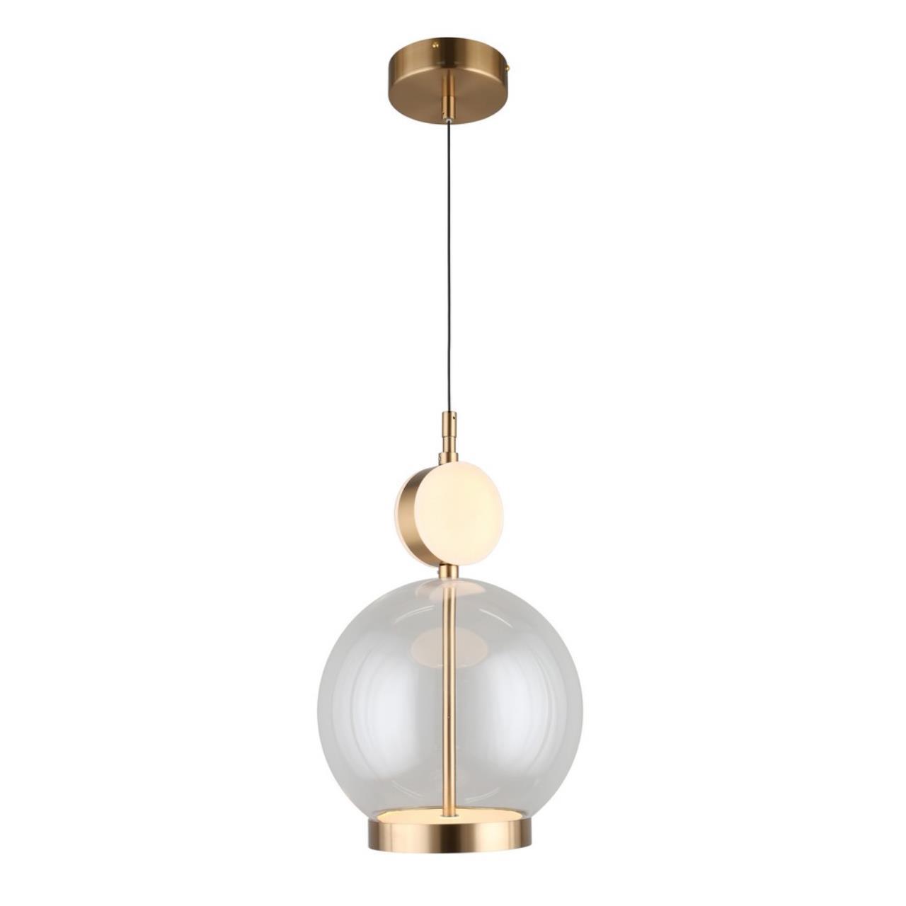 Изображение товара Подвесной светильник APLOYT Sara APL.039.06.06 золотой стекло нейтральный белый