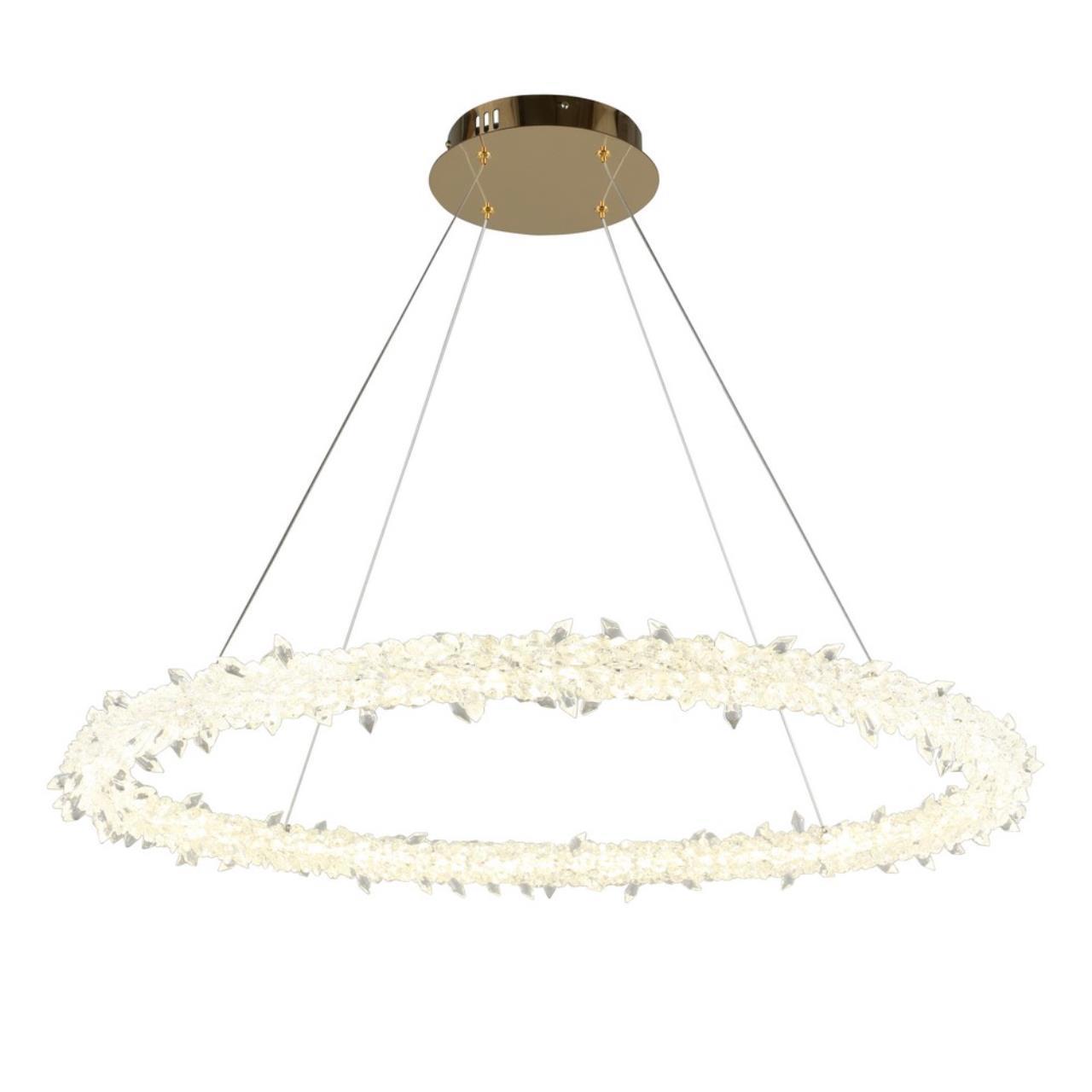 Изображение товара Люстра подвесная светодиодная APLOYT APL.040.03.45 Merion 9 м² нейтральный белый свет цвет бронза