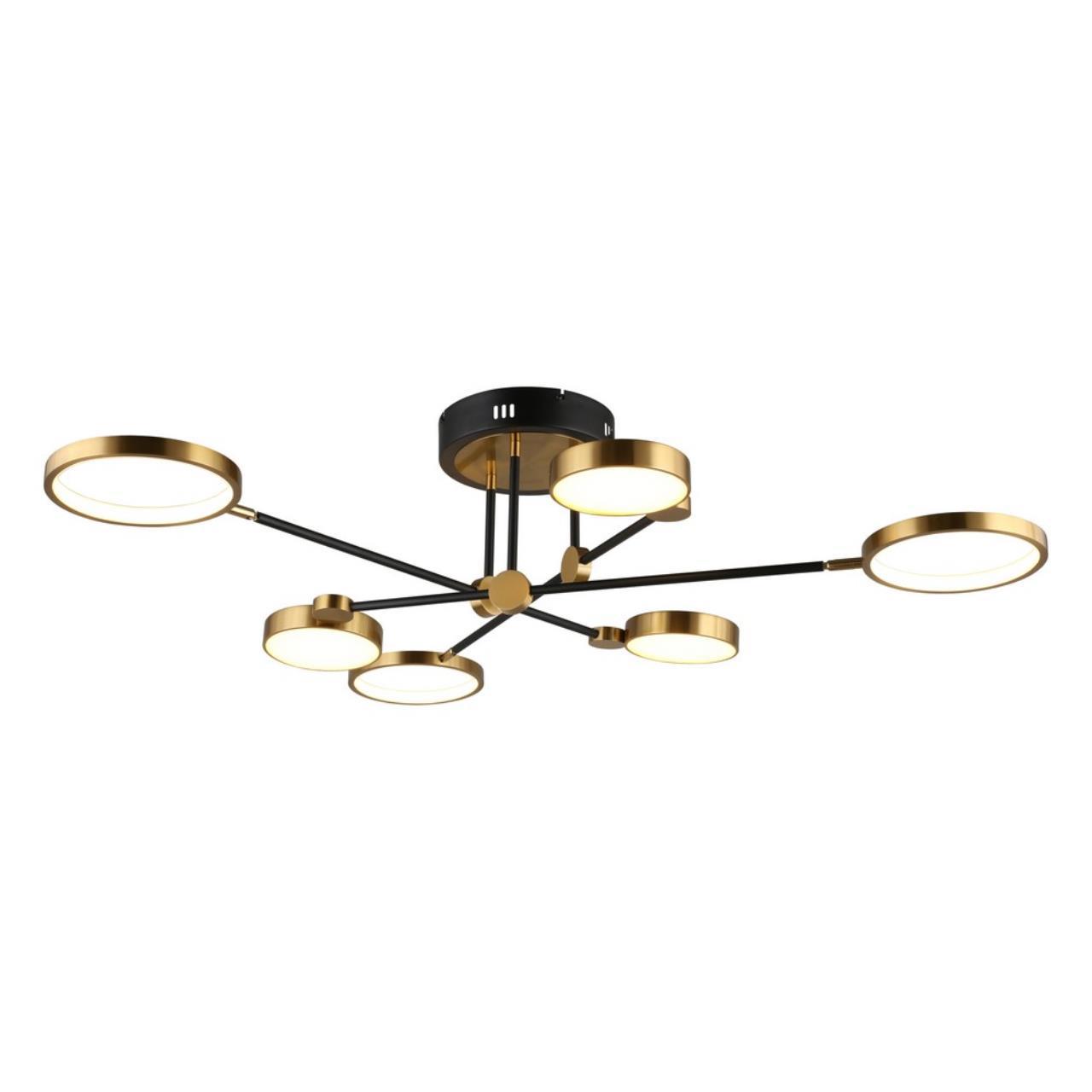 Изображение товара Люстра потолочная светодиодная APLOYT Ines 9 м² бронза современный дизайн