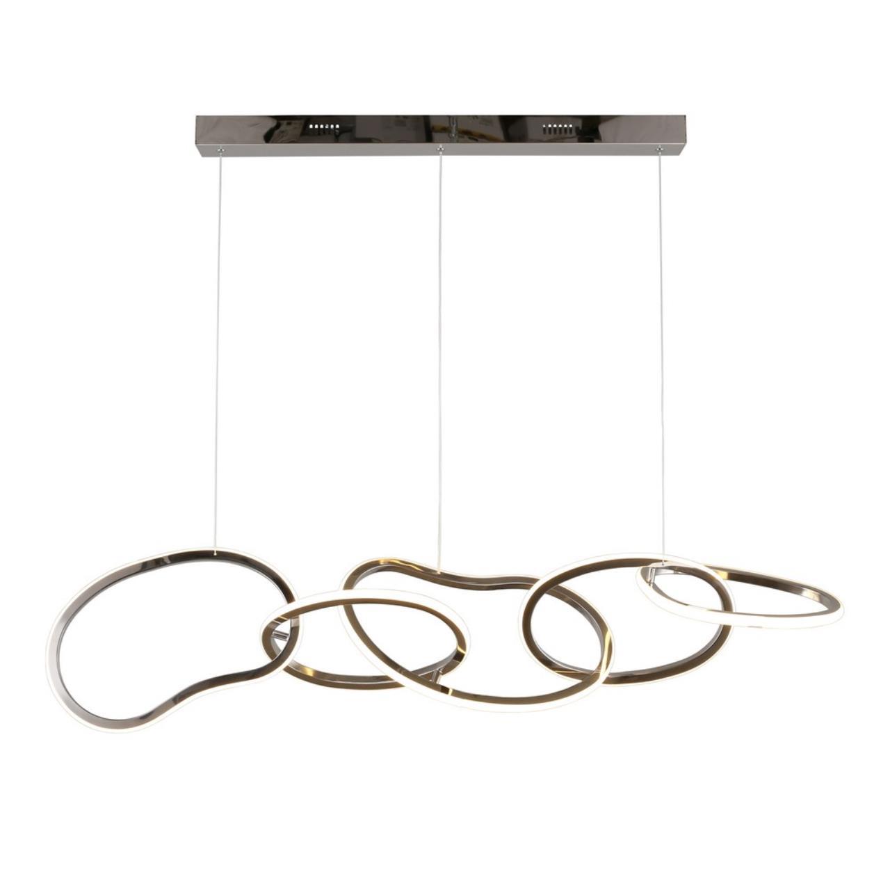 Изображение товара Люстра подвесная светодиодная APLOYT Pirret APL.046.13.80 9 м² хром современный стиль