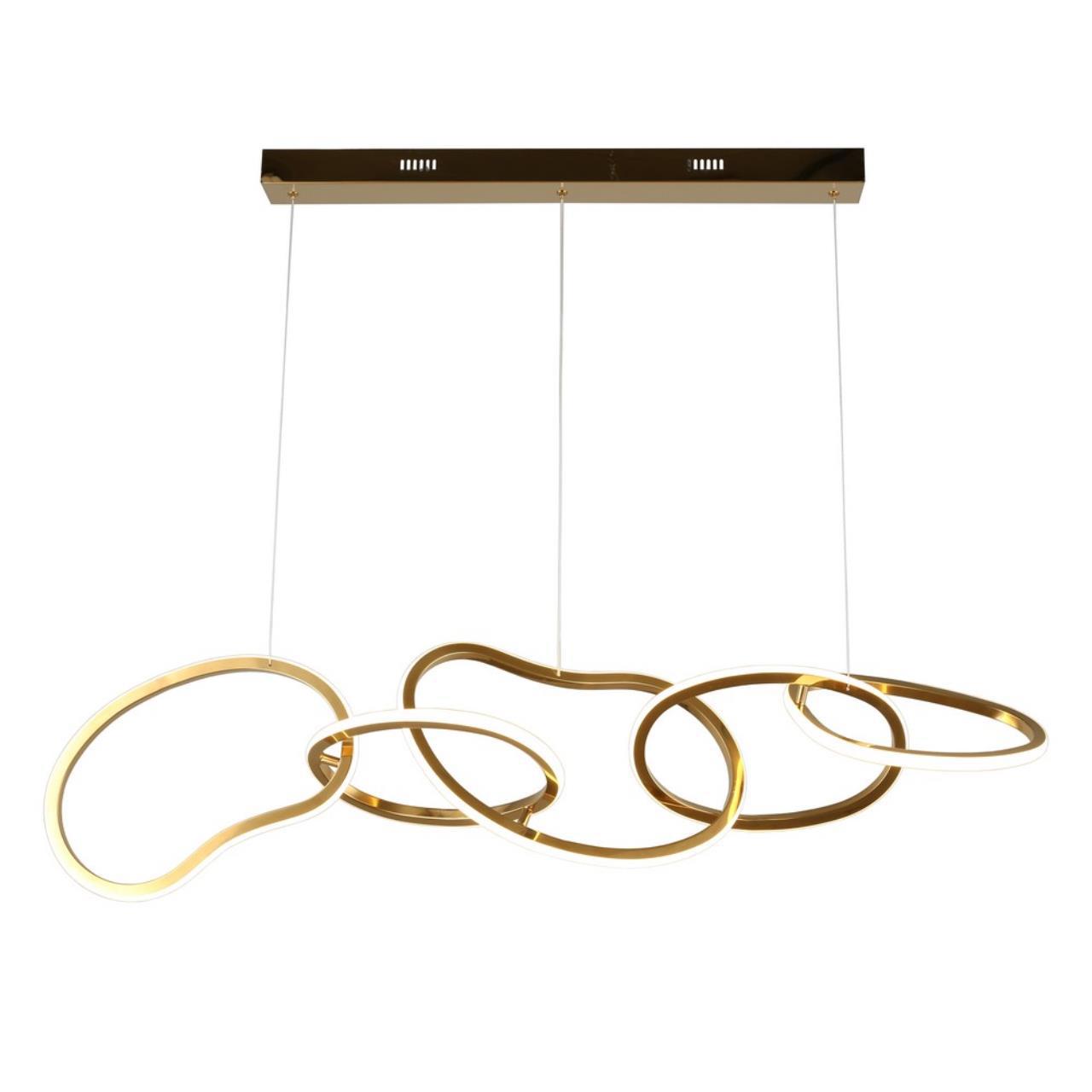 Изображение товара Люстра подвесная светодиодная APLOYT Pirret 9 м² золото нейтральный белый свет