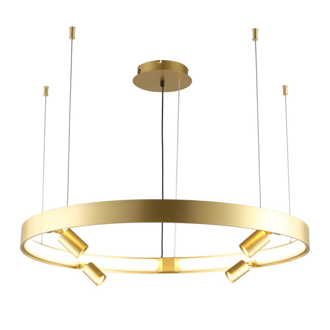 Изображение товара Люстра подвесная светодиодная APLOYT Jolanta 9 м² нейтральный белый свет желтый