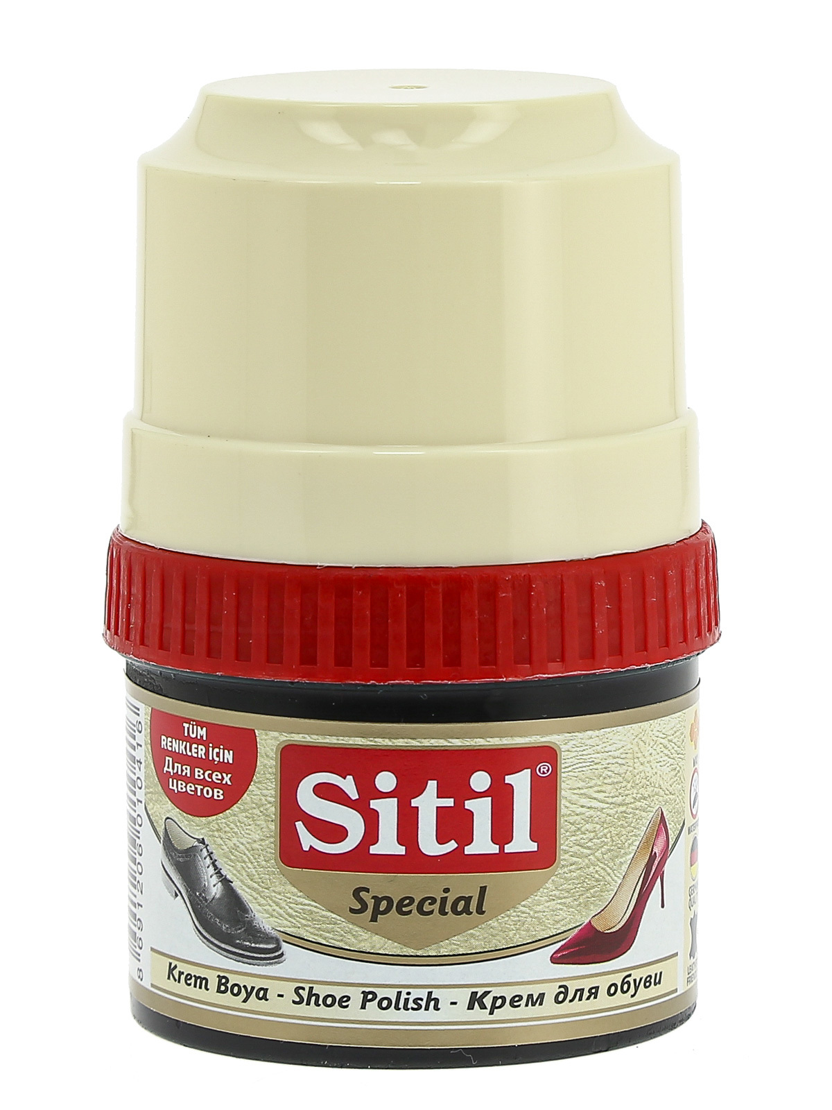 Изображение товара Крем-блеск для обуви Sitil Shoe Polish 101.00 SKB цвет бесцветный 60 мл Изображение товара Крем-блеск для обуви Sitil Shoe Polish 101.00 SKB цвет бесцветный 60 мл