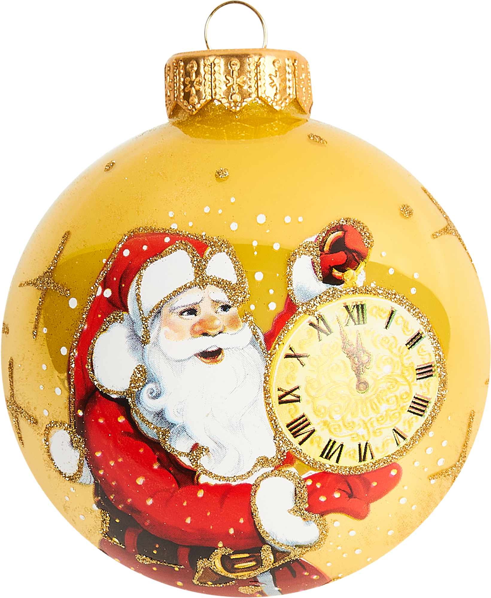 Изображение товара Шар Дед Мороз КУ-80-214172 Коломеев 8x9 см