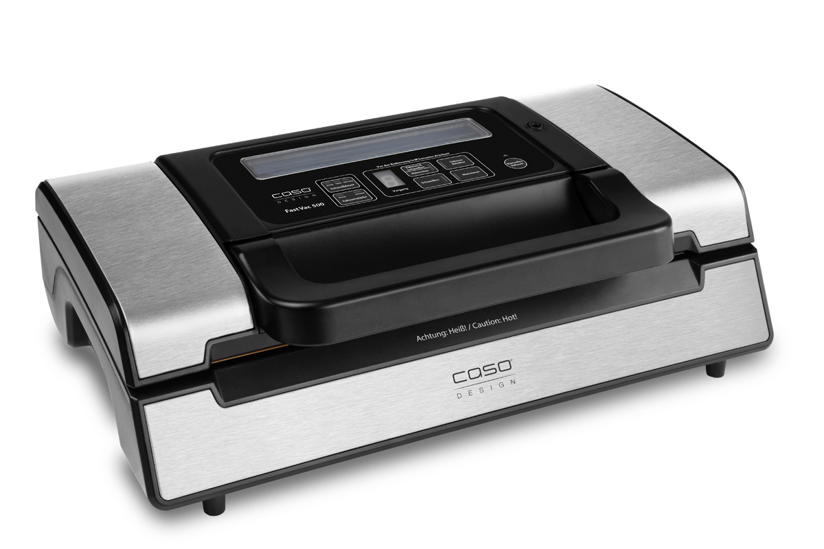 Изображение товара Вакуумная упаковочная машина Caso Fastvac 500 из нержавеющей стали