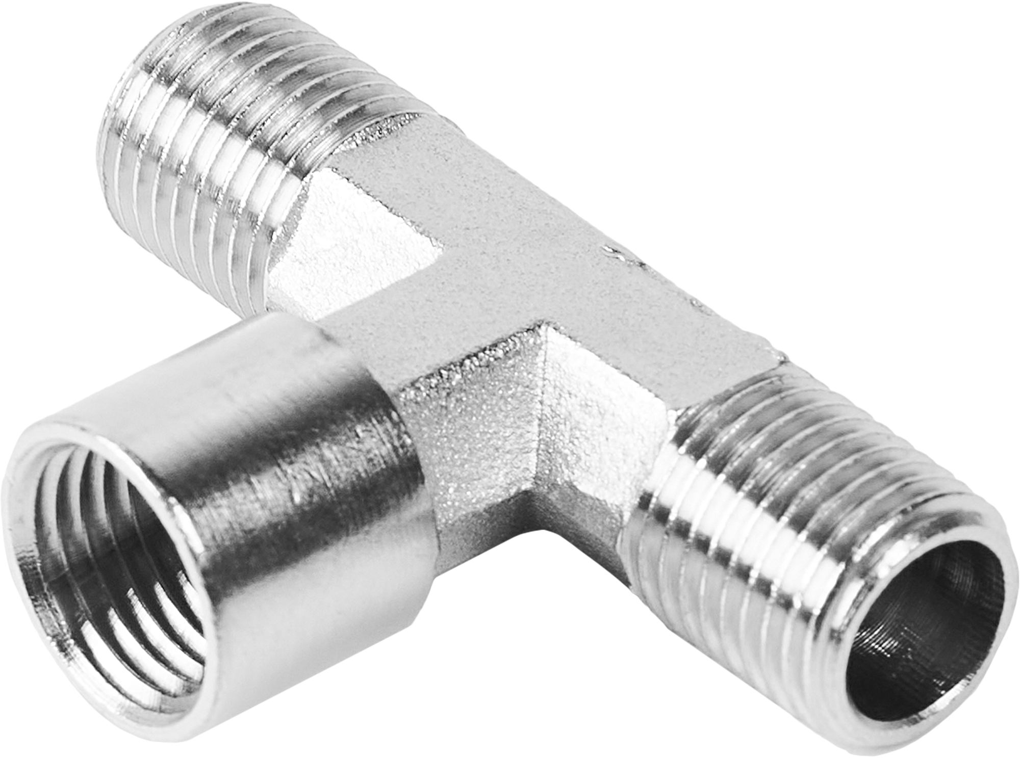 Изображение товара Тройник для компрессора Elitech 0704.026900 T - 1/4 MFF