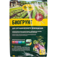 Изображение товара Грунт Фаско для органического земледелия 25л - экологически чистый универсальный грунт для растений