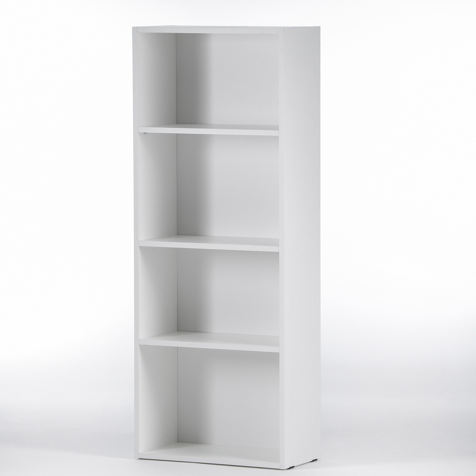 Изображение товара Стеллаж Клик мебель 50x24x129 см ЛДСП цвет белый