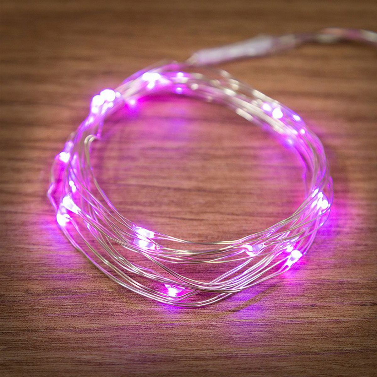 Изображение товара Электрогирлянда Neon-night Роса 1м 20 LED розовое свечения батарейки