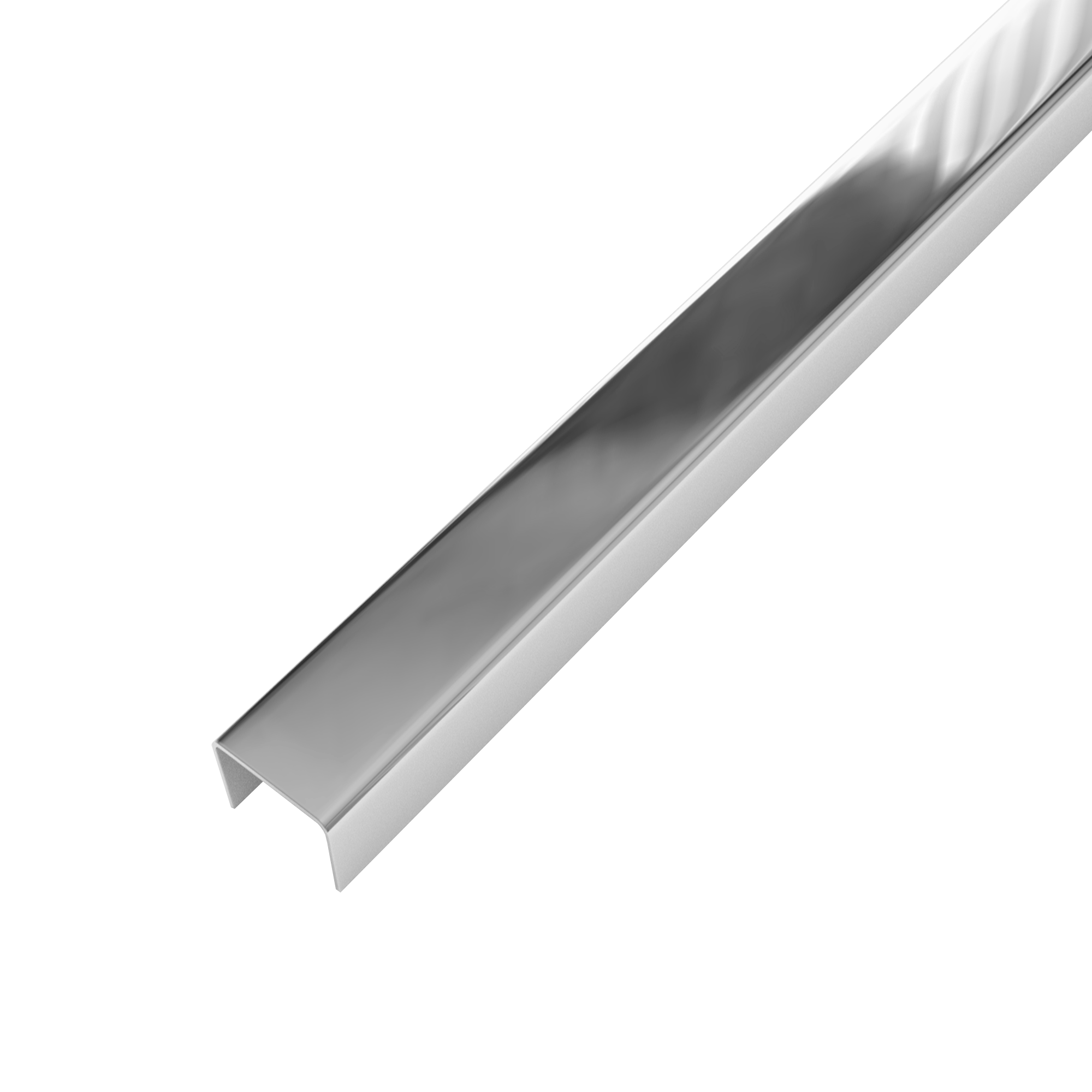 Изображение товара Профиль окантовочный для плитки Alprofi ПП 15НСП.2700.001 270 см нержавеющая сталь цвет серый