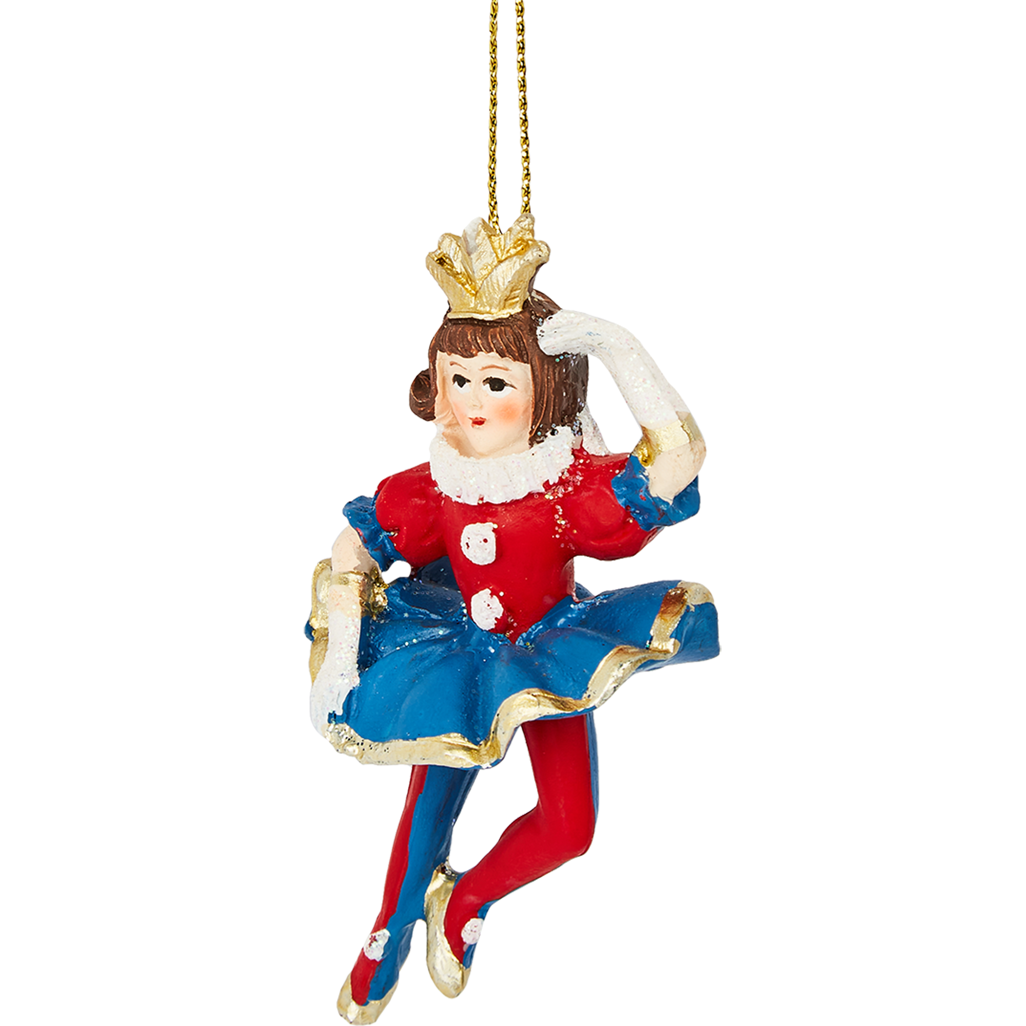 Изображение товара Подвесное украшение Christmas Акробатка 4x8.5x4.5 см полистоун для елки внутри помещений