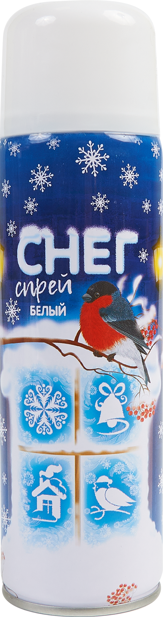 Изображение товара Искусственный снег спрей белый 300 мл для украшения и фотосессий
