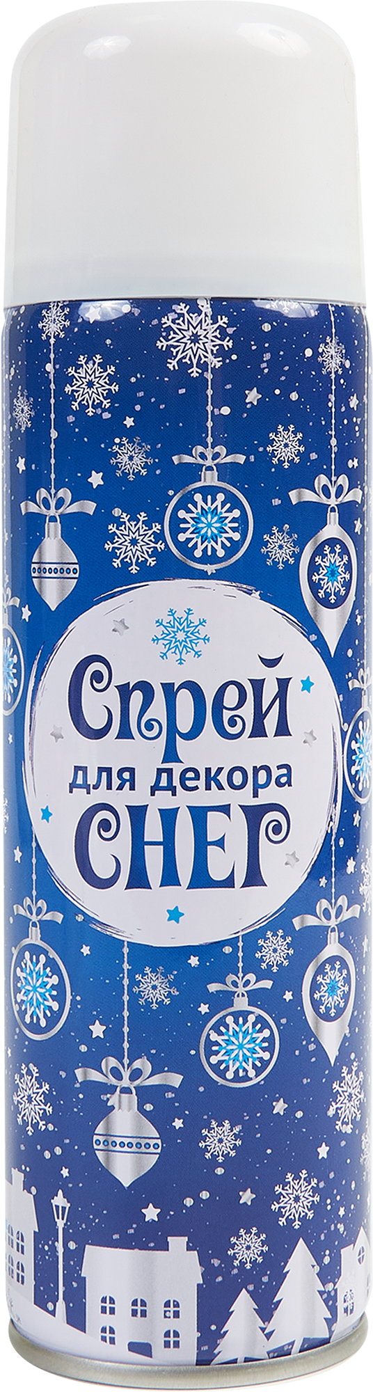 Изображение товара Искусственный снег спрей белый 300 мл для декора и фотосессий