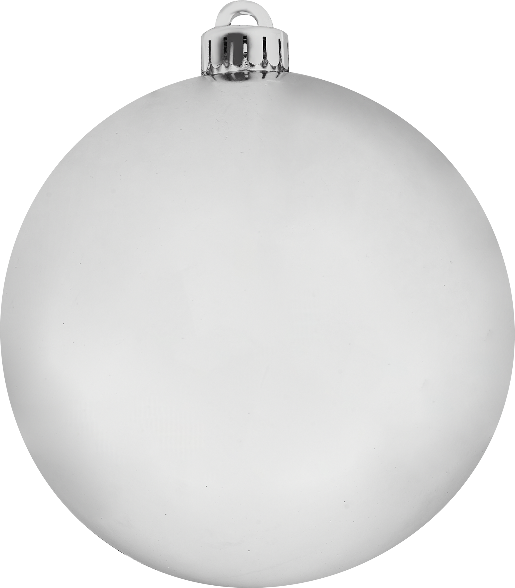Изображение товара Шар ёлочный ø14 см пластик серебряный