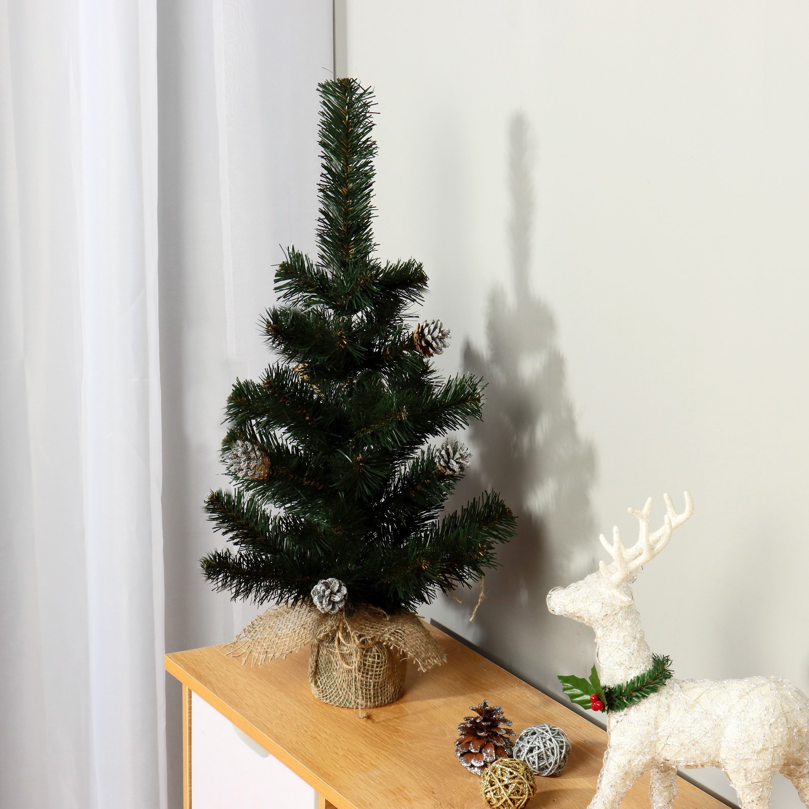 Изображение товара Ель новогодняя искусственная Зимнее волшебство 9294086 Рождественская премиум 65 см