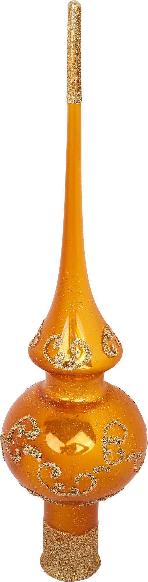 Изображение товара Верхушка на елку Замысловатая h27 см золотой