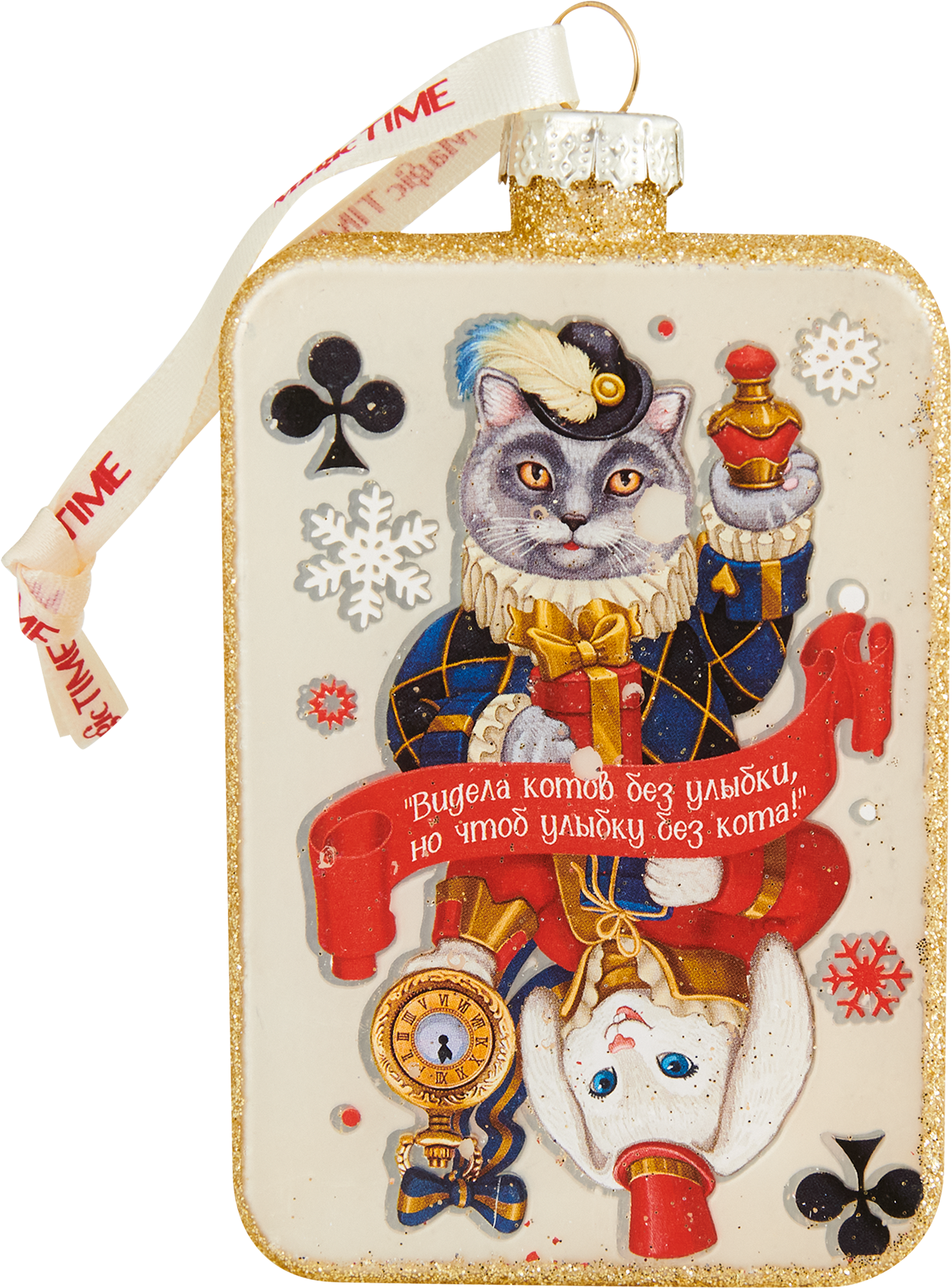 Изображение товара Подвес Карта трефы 11.4x6.5 см цвет разноцветный