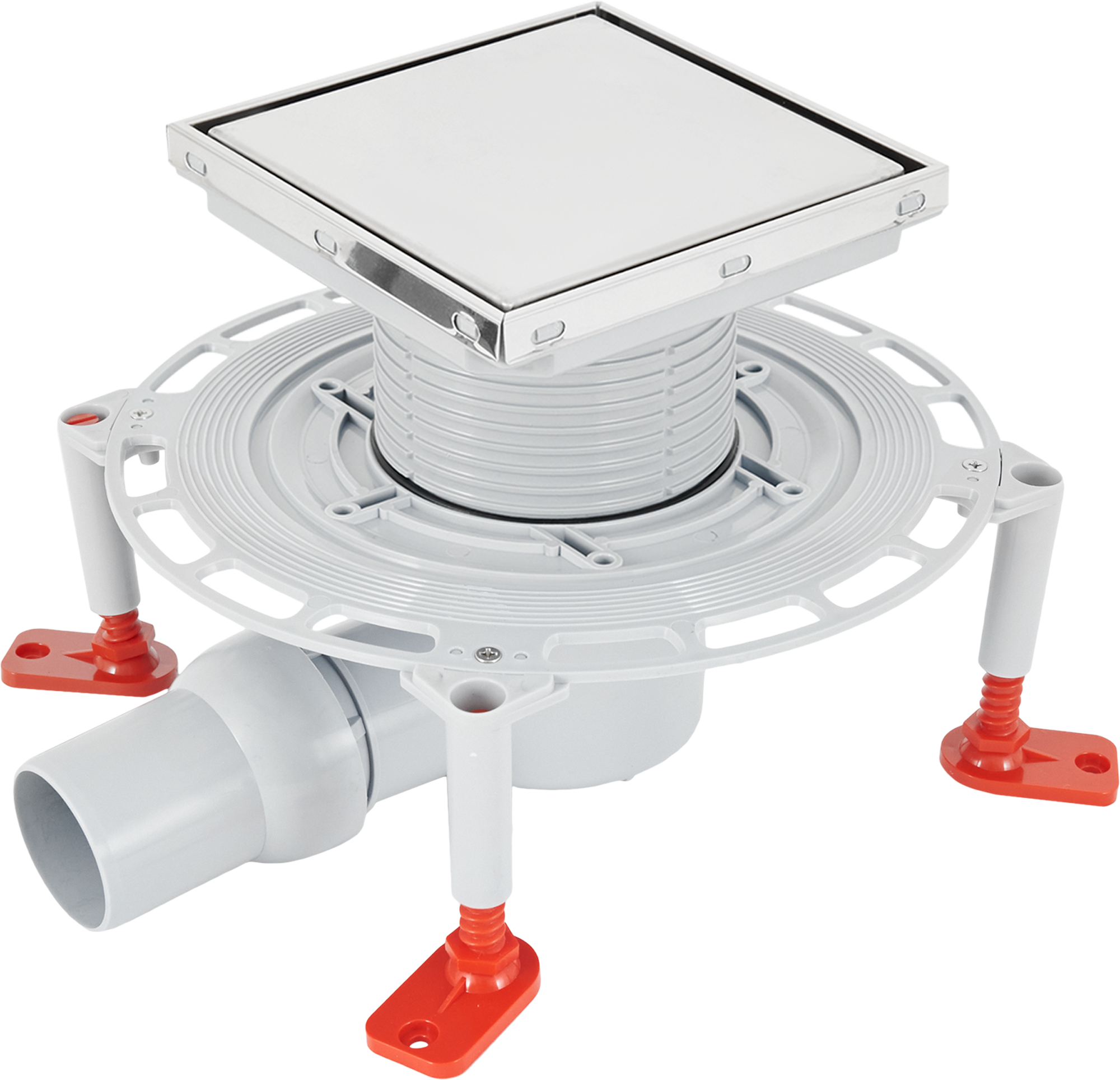 Изображение товара Душевой трап Ани Пласт Риф 150x150 мм с комбинированным затвором для под плитку