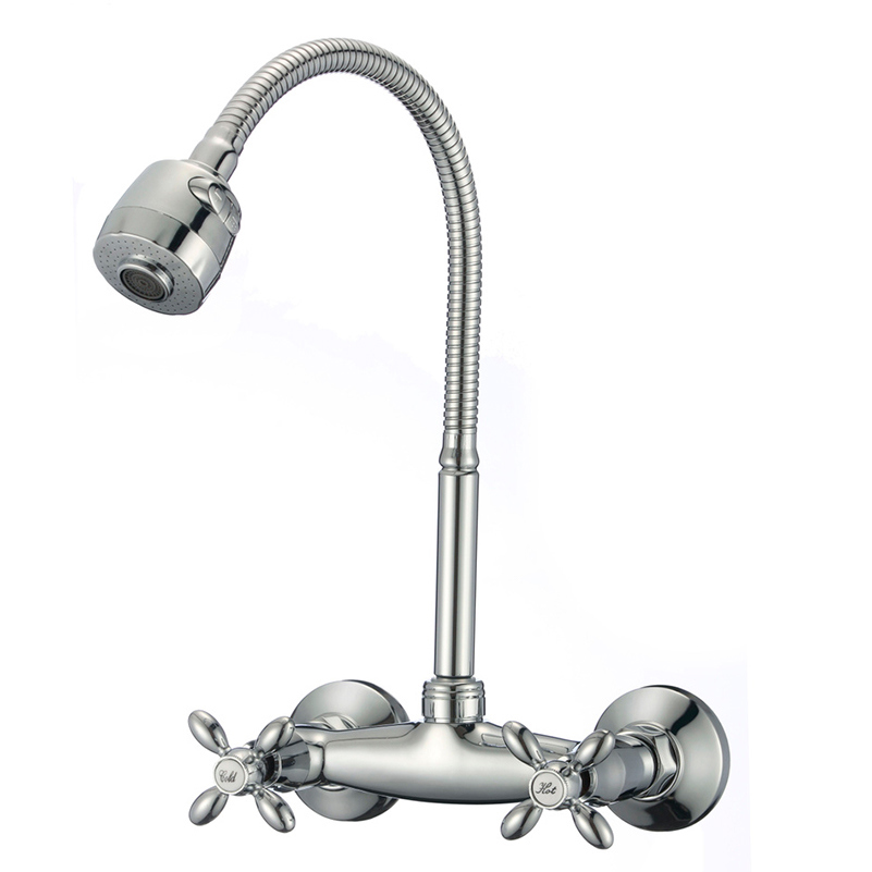 Изображение товара Смеситель для кухни D-Lin D142808-T хром настенный водосберегающий