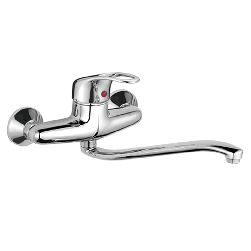 Изображение товара Смеситель для кухни D-lin D141409 высота 25 см цвет хром