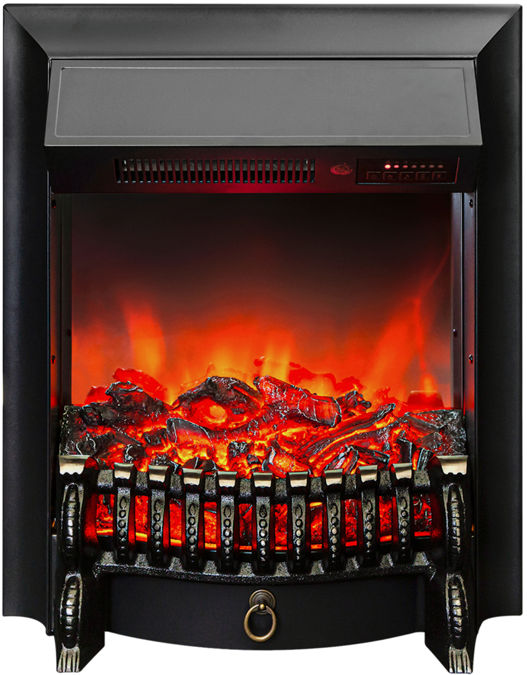 Изображение товара Электрический очаг Fobos Lux с эффектом пламени и обогревом 15 м²