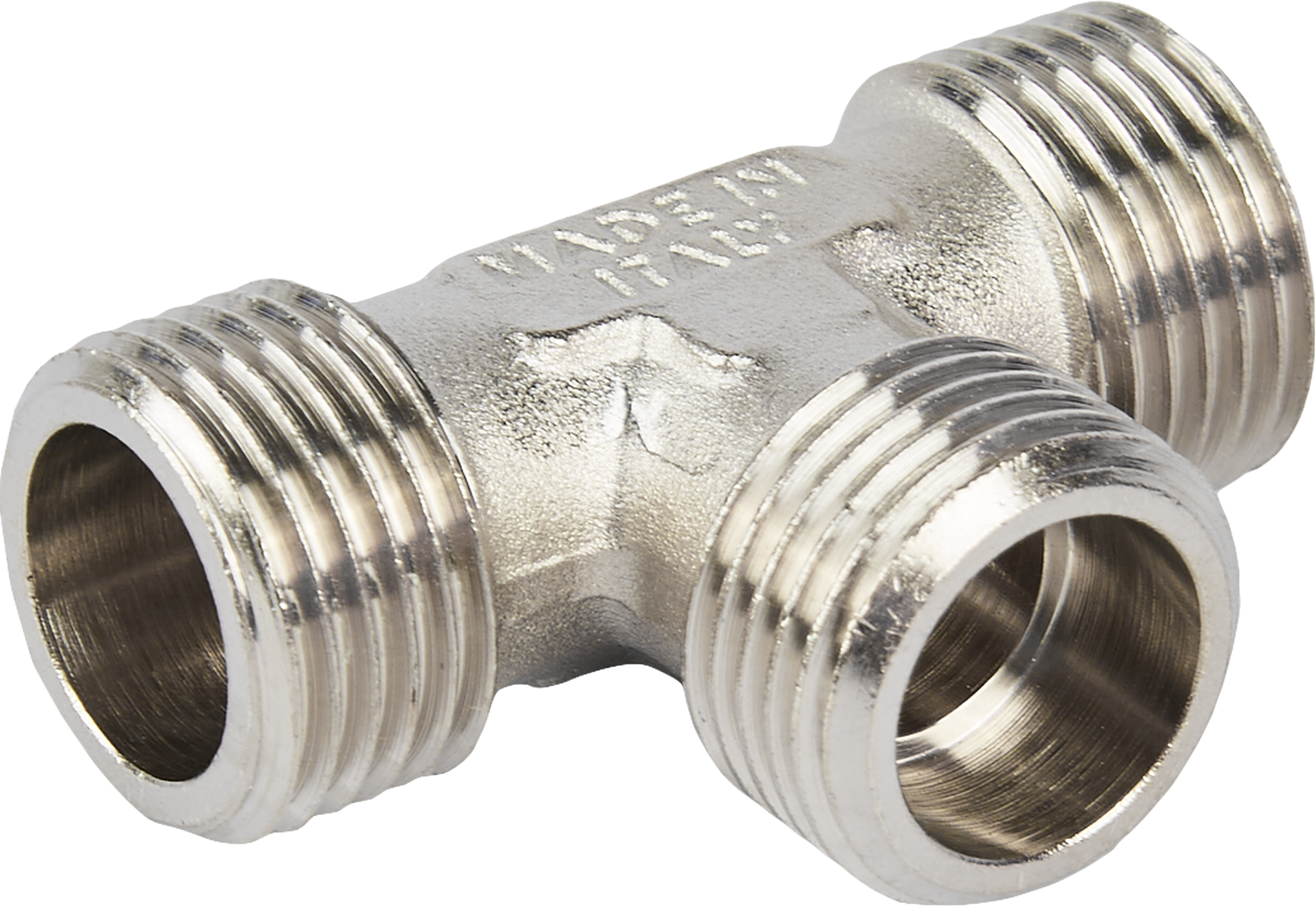 Изображение товара Тройник латунный 1/2x1/2x1/2 дюйма STOUT для водопровода Италия