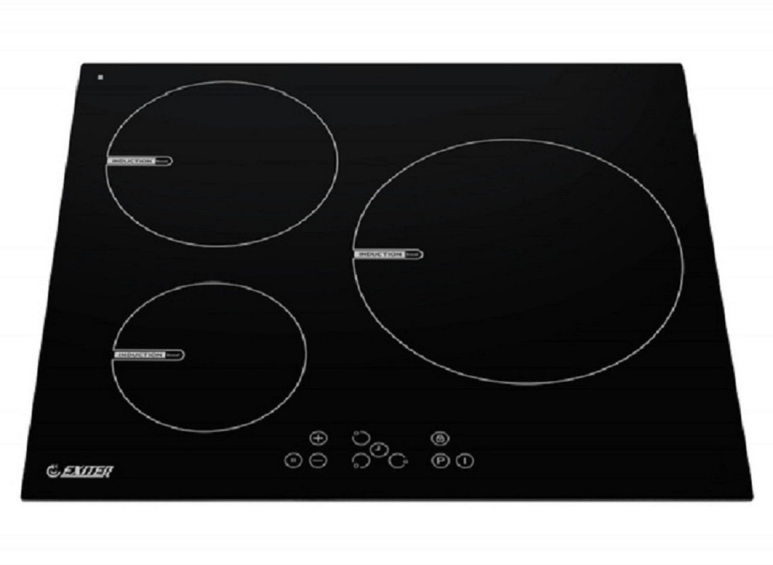Изображение товара Электрическая варочная панель Exiteq EXH-314IB 59 см 3 конфорки черный