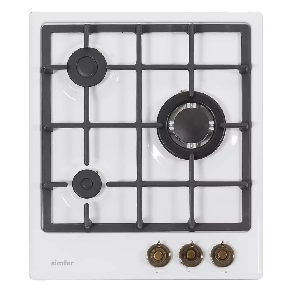 Изображение товара Комплект бытовой техники Simfer S46W527 встраиваемый газовая плита и духовка белый