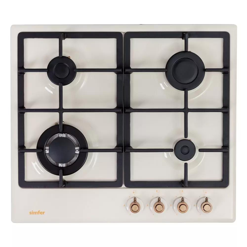 Изображение товара Комплект бытовой техники Simfer S68O517 газовая варочная поверхность и электрический духовка бежевы