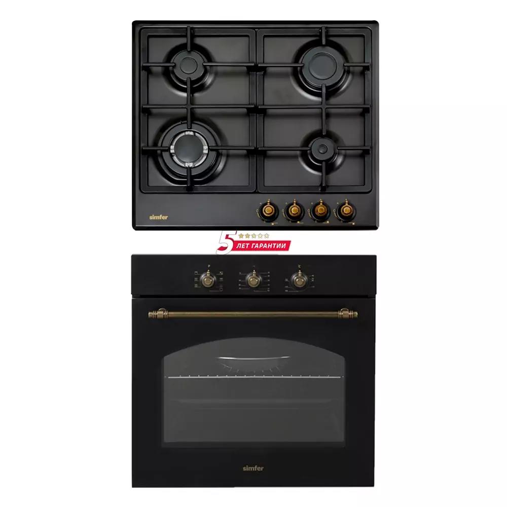 Изображение товара Комплект бытовой техники Simfer S68L517 с духовкой и варочной поверхностью
