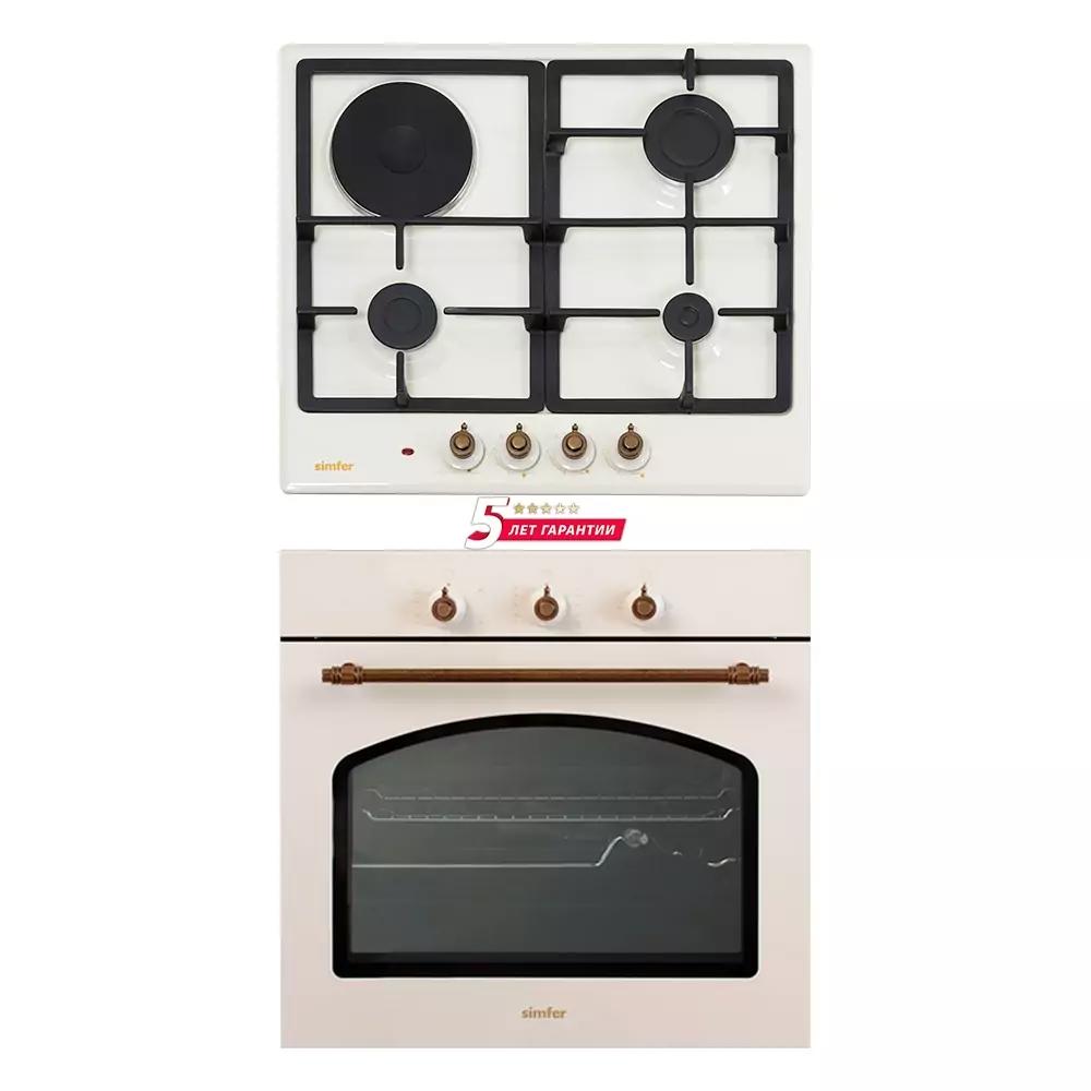 Изображение товара Комплект бытовой техники Simfer S63O512 с духовкой и варочной поверхностью