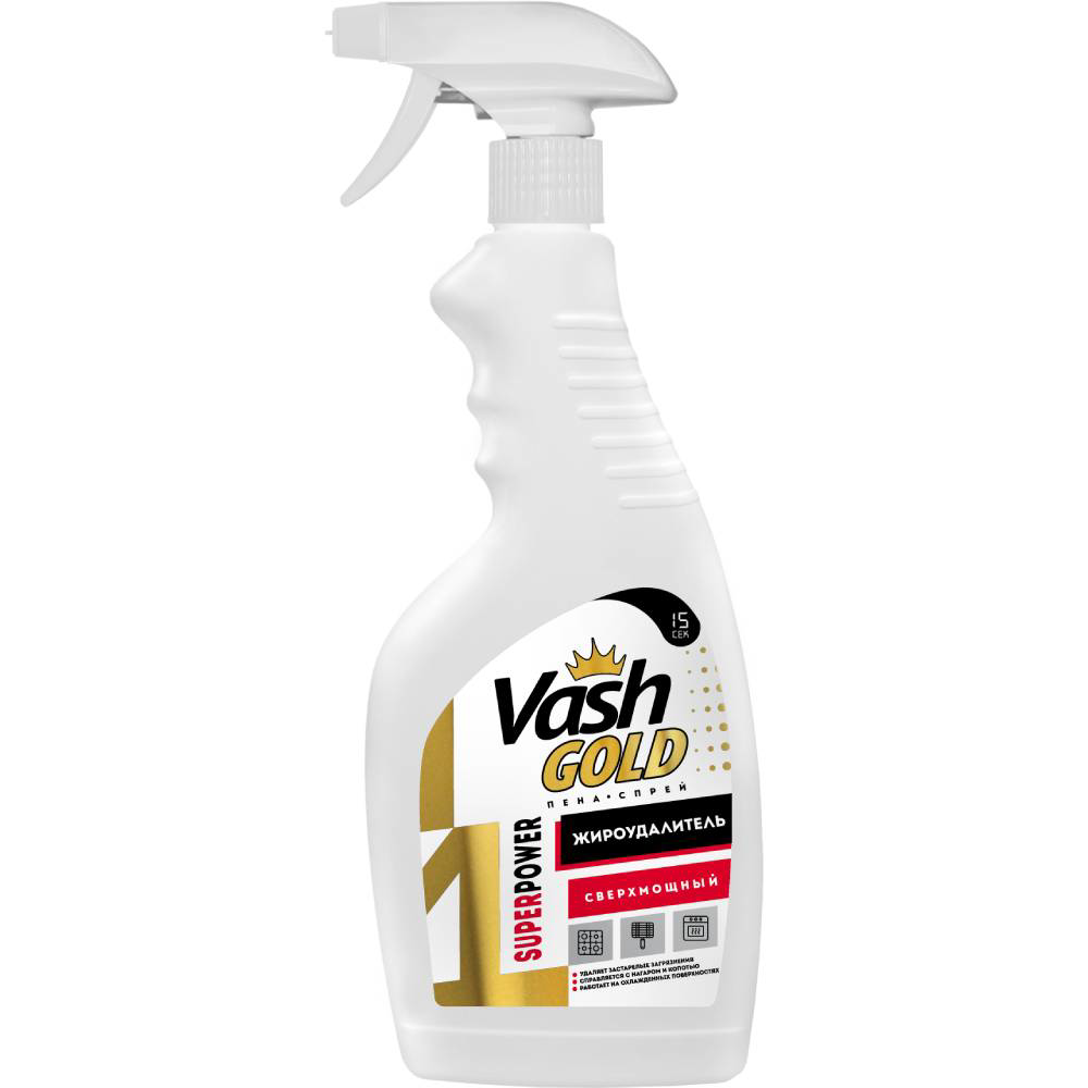 Изображение товара Жироудалитель VASH GOLD Сверхмощная пена SUPER POWER 4650058307680 500 мл