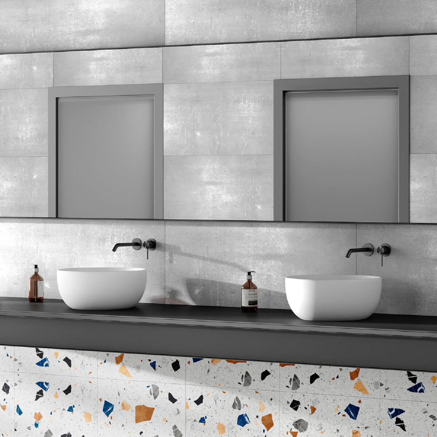 Изображение товара Керамогранит Dallas 60x120 см матовый серый для пола и стен