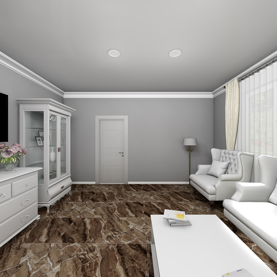 Изображение товара Керамогранит Idalgo home 60x120 см коричневый для внутренних и наружных работ