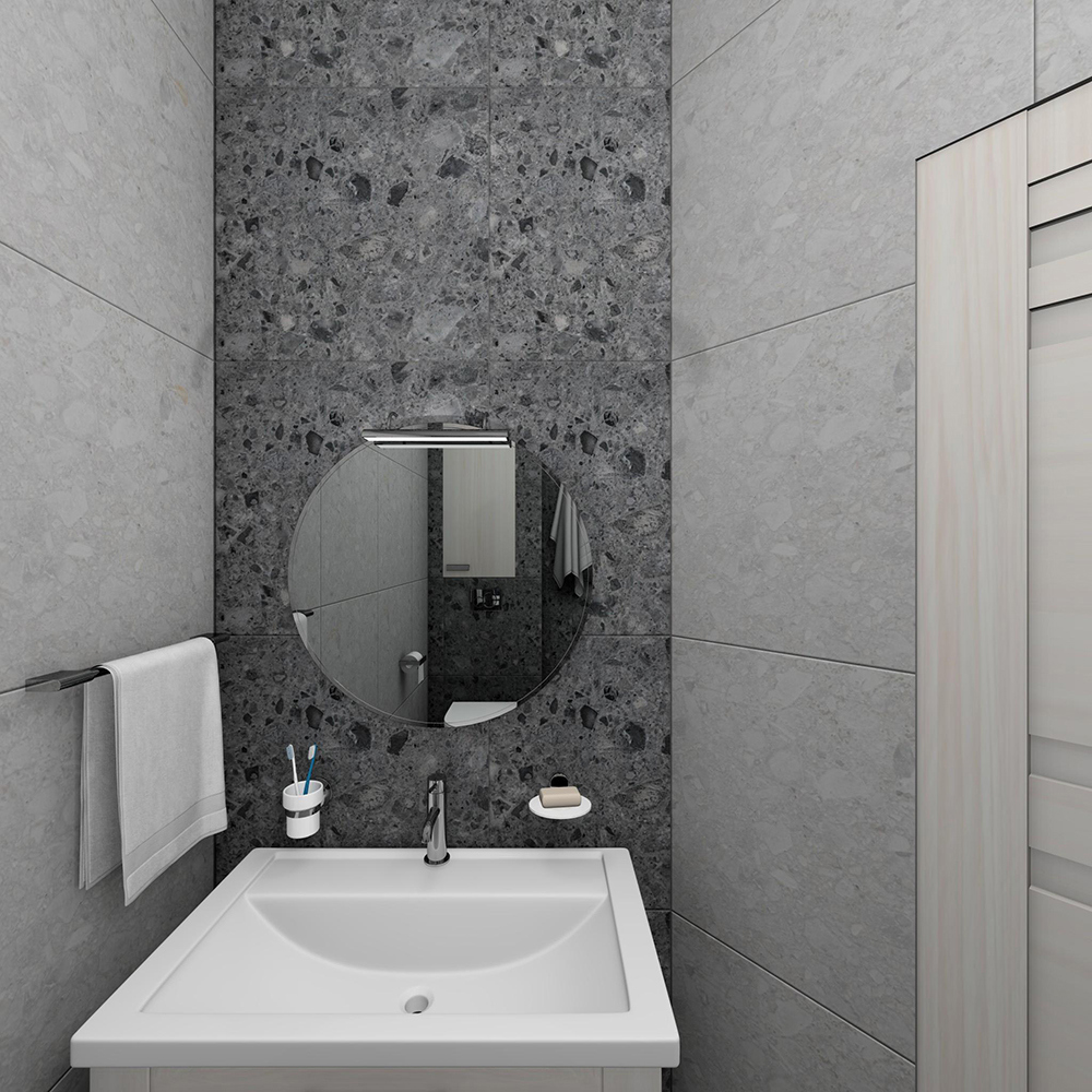 Изображение товара Керамогранит Idalgo home ID9063b080MR 600x1200мм цвет черный, цена за упаковку