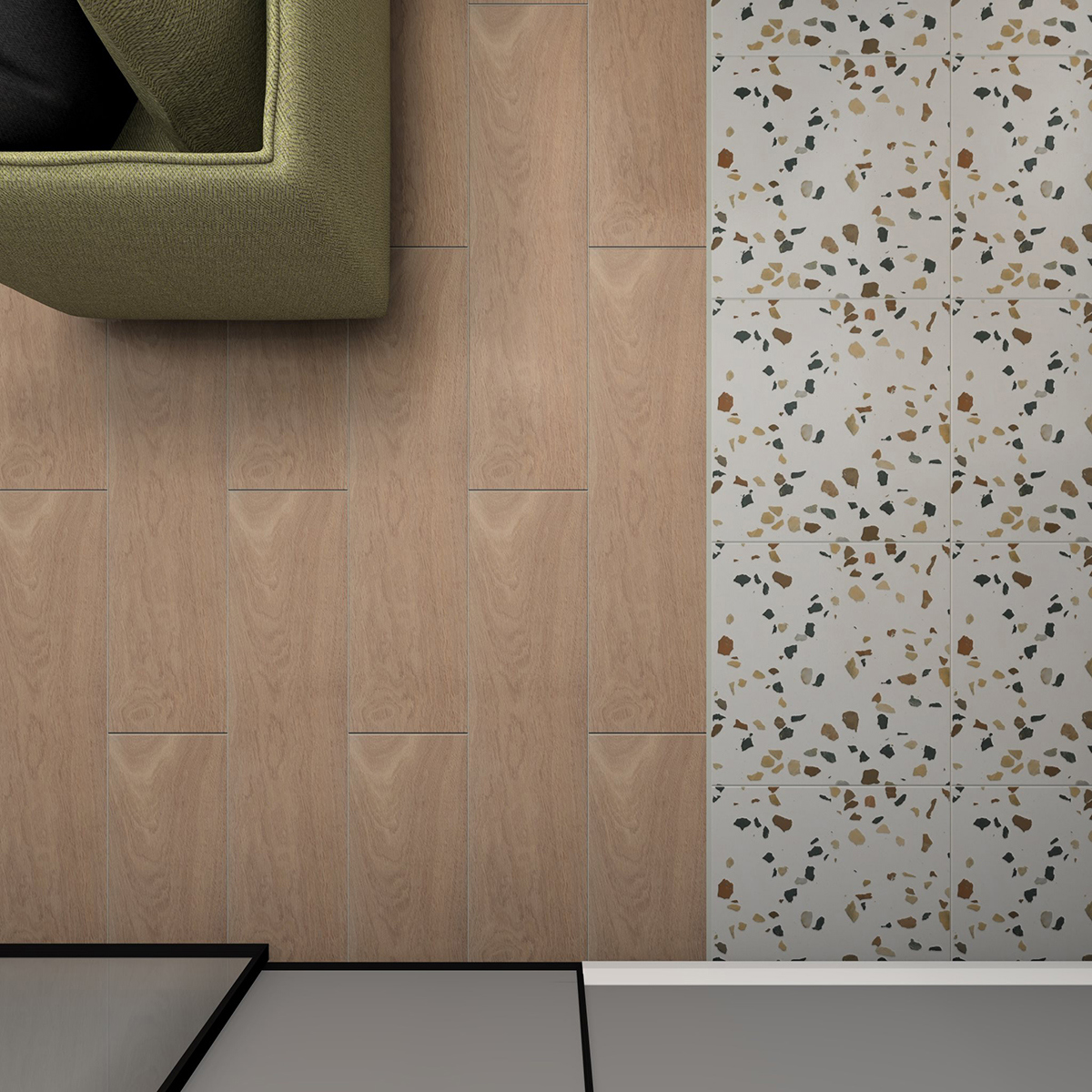 Изображение товара Керамогранит Idalgo home Granite GERDA Festival ID9063b083MR 600x1200мм цвет разноцветный, цена за упаковку