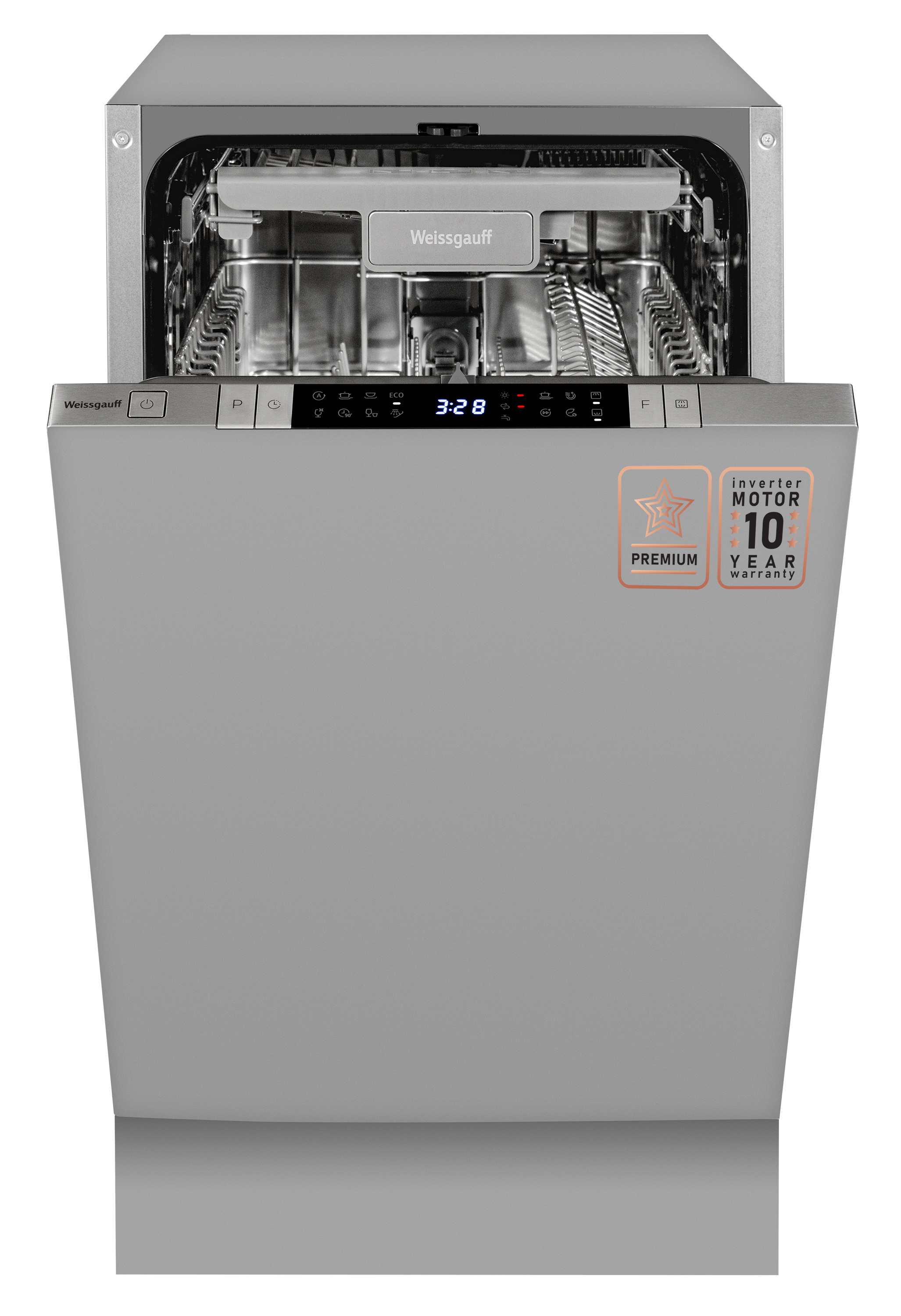 Изображение товара Встраиваемая посудомоечная машина Weissgauff BDW 4150 серебристая