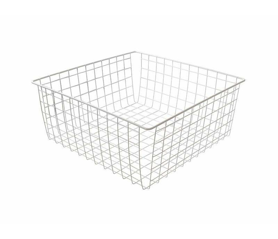Изображение товара Корзина для шкафа GTV 14187 485x485x200 мм белая из металла и пластика